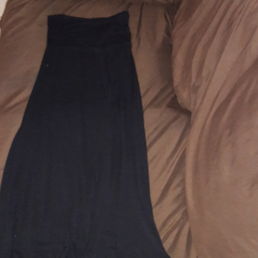 A black skirt
